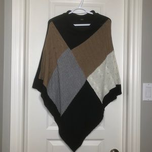 FAIRWEATHER knit poncho